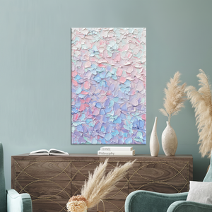 Elegant Purple Glass Wall Art: Printed Canvas with Graphic Design,<b>WRAPPED</b> CANVAS - Product Image 3