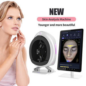 เครื่องวิเคราะห์ผิวหน้าเครื่องวิเคราะห์ผิว Q2 3กล้อง Q2 180องศาเครื่องวิเคราะห์ความชุ่มชื้นบนใบหน้าอัจฉริยะ - Product Image 2