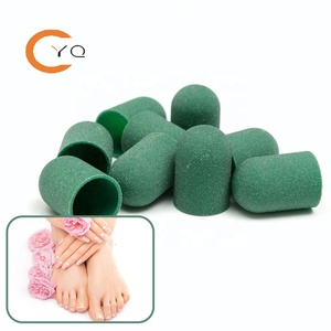 Haute qualité 13mm abrasif Nail Art perceuse différentes couleurs pédicure ponçage capuchon bas prix - Product Image 5