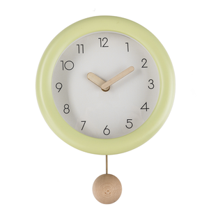Horloge murale à <span class=keywords><strong>pendule</strong></span> <span class=keywords><strong>en</strong></span> <span class=keywords><strong>bois</strong></span>, style dessin animé, grands chiffres, pour enfants - Product Image 5