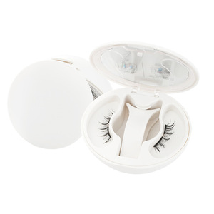 Faux cils magnétiques, paire complète, tige en plastique noire, sans cruauté, marque indépendante, origine Shenzhen - Product Image 2