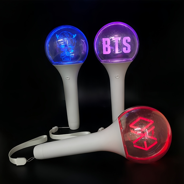 B t s Official Ar m Y Bomb OEM Custom Kpop Cheering Light Sticks Wireless Control Concert Light Stick  Rgb