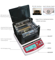 Analyseur et détecteur d'or de testeur de pureté Pt de densimètre électronique automatique de 300g Au pour instruments de test
