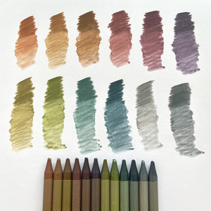 Juego de Lápices de Acuarela Multifuncionales sin Madera, 12/24 Colores, Preafilados, para Dibujo Artístico Creativo, Juego de Regalo para Artistas y Niños - Product Image 5
