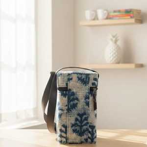 Sac bandoulière géométrique bohème pour téléphone, fait main en tissu tapis imprimé au bloc, sac à bandoulière, fournisseur en gros pour l'exportation en Inde - Product Image 4