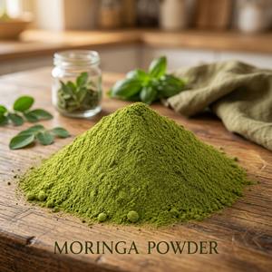 Poudre de feuilles de Moringa biologique végétalienne 1 kg Complément alimentaire Soutien immunitaire Croissance des muscles, des cheveux et des ongles Bienfaits pour la gestion de l'énergie Adulte - Product Image 1