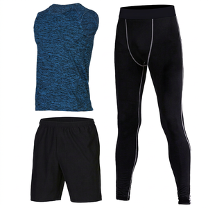 Maillots de compression unisexes, sous-vêtements de sport, leggings de gym MMA, shorts anti-UV, coupe-vent, en maille légère et respirante - Product Image 1