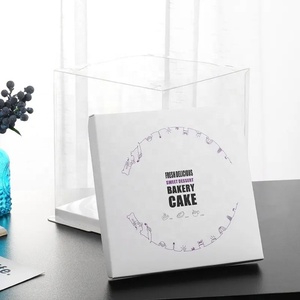 Wholesale 2024 Cheap Best Tall Clear Cake Box 4inch 6inch 8inch 10inch 12inch 14inch 16inch Factory Price White Large Cake <b>Boxes</b> - Product Image 4