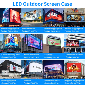 P5 P6 P8 phía trước dịch vụ cố định pantallas bên ngoài bức tường Video hiển thị biển quảng cáo bảng hiệu biển quảng cáo ngoài trời Màn hình <span class=keywords><strong>LED</strong></span> - Product Image 3