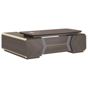 Escritorio modular popular moderno, juego de muebles de oficina ejecutivos de lujo, escritorios en forma de L con cajón - Product Image 6