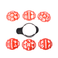 Fourniture d'usine 6-en-1 outil de marquage de doublure de balle de Golf multi-modèle dessin signes d'alignement ensembles de scribe de balle de Golf