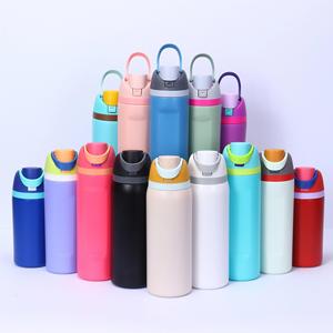 Termo de Acero Inoxidable Ecológico de 24 oz, Portátil y Duradero, para Viajes, Deportes y Uso al Aire Libre, con Impresión de Serigrafía por Transferencia Térmica - Product Image 1