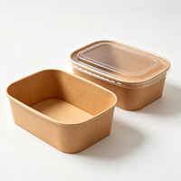 Contenants alimentaires rectangulaires simples et longs en carton pour la reconditionnement secondaire