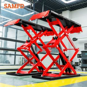 SAMFD 3.5 tonnes bas prix ultra mince palan pleine hauteur ciseaux voiture ascenseur - Product Image 2
