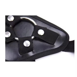 Venta caliente Dildo Holder Strapon Arnés Panty Cinturón de cuero ajustable Correa en pantalones para lesbianas Gays - Product Image 5