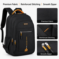Sac à dos personnalisé avec logo, en polyester Oxford, doublure zippée, sac de sport pas cher, sac de voyage, sac d'école, sac d'étudiant, sac à dos pour ordinateur portable