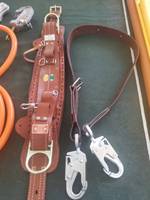 Ceinture de sécurité pour électriciens Runze, sangle de positionnement pour l'escalade sur poteaux électriques