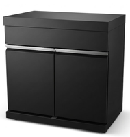Ensemble de barbecue pour cuisine extérieure avec quatre brûleurs principaux, un brûleur latéral, comptoir en HPL pour la cuisson dans la cour