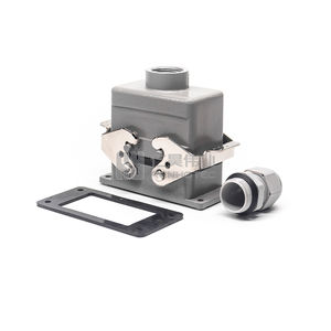 Connecteur électrique robuste M20 Ip68 Boîte <span class=keywords><strong>de</strong></span> <span class=keywords><strong>jonction</strong></span> HDC-HE-010 10pin Type d'amarrage mâle et femelle - Product Image 3