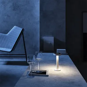 Metal Room Decorative Rechargeable Smart USB Home Table Lamps For Study Desk