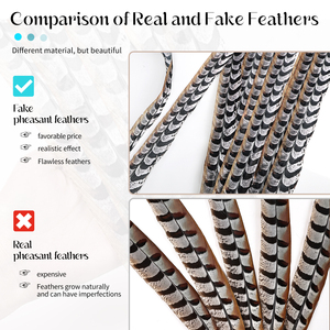 Plumes de faisan artificielles en gros, queues de faisan pour <span class=keywords><strong>la</strong></span> décoration de Noël et de carnaval - Product Image 4