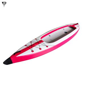 <span class=keywords><strong>Kayak</strong></span> de punto de caída inflable JTRDA de 426cm para 2 personas, doble cámara de aire, <span class=keywords><strong>Kayak</strong></span> plegable portátil de <span class=keywords><strong>alta</strong></span> presión con asiento - Product Image 2