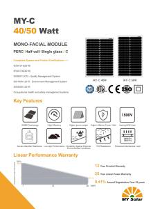 저렴한 가격의 MYPVTECH A급 PERC 40W 50W 양면형 미니 태양광 패널 (상업용) - Product Image 2