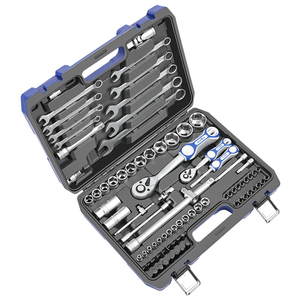 Ensemble d'outils Steeltreks, nouveau, 82 pièces, ensembles de réparation professionnels, outils à main pour la maison, avec boîte à outils en plastique - Product Image 2