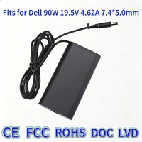 Chargeur de remplacement PA-1900-02D DA90PS1-00 9T215, adaptateur d'alimentation 90W pour ordinateur portable DELL, adapté à l'alimentation des ordinateurs portables