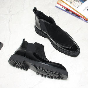 Botas de Tobillo con Cordones de Cuero Genuino Originales 2025, Botas para Hombre Lavables, Hechas a Mano con Tecnología Goodyear, Estilo Retro Amekaki - Product Image 6