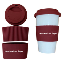 Vente flash : couvercle de tasse en silicone de 8 cm et 9 cm, couvercle de tasse en silicone, couleur beige, couvercle de tasse à café en silicone