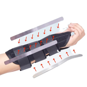 Muñequera de Neopreno Ajustable y Transpirable con Logotipo Personalizado, Soporte Nocturno, <span class=keywords><strong>Férula</strong></span> Estabilizadora con Cierre de Hebilla para <span class=keywords><strong>Tendinitis</strong></span> - Product Image 5