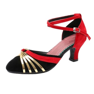 Nouveau <span class=keywords><strong>DY10</strong></span> Tout Compris Creux Bout Creux Daim Salle De Bal Dames Chaussures De Danse Latine - Product Image 1
