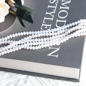 Vente en gros de perles de cristal de verre colorées de nouvelle mode pour vêtements fabrication de bijoux
