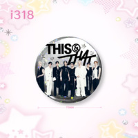Nouvel album Kpop Stray Kids THIS THAT, broche laser à double clignotement, badge en fer blanc avec impression HD de haute qualité, FELIX BANGCHAN I.N, cadeau