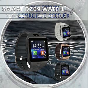 Đồng hồ thông minh nam <span class=keywords><strong>DZ09</strong></span> bán chạy, màn hình cảm ứng, thiết bị theo dõi thể dục, đồng hồ đeo tay thể thao, hỗ trợ thẻ SIM, kết nối điện thoại di động Android - Product Image 2