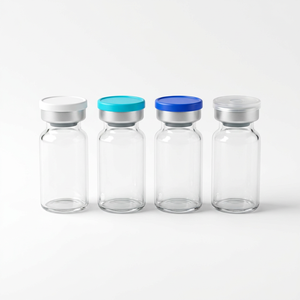Direction Arrow Embossed Easy Open Flip Off Aluminum Plastic Caps Multi Tone for Peptide Raw Material Storage Xilin Vial Sealing - Product Image 2