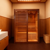 Expédition directe d'usine, cent styles de salles de sauna intérieures disponibles pour 1 à 8 personnes avec chauffage infrarouge lointain
