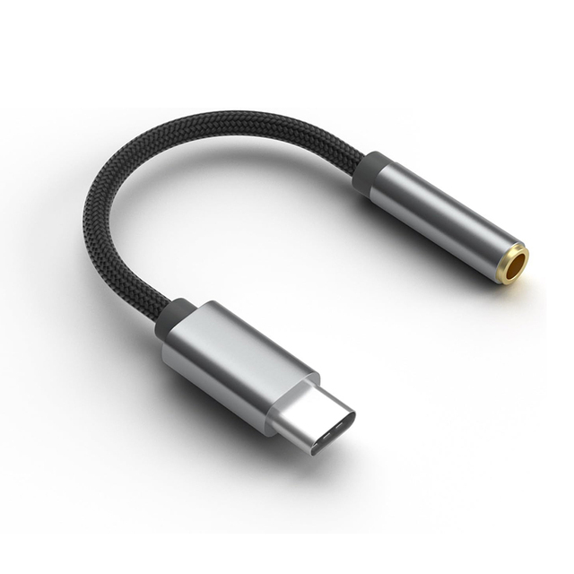 KZ AM01 Portable Decoding Amplifier TYPE C to 3.5mm Audio Adapter 32bit/384kHz HiFi Audio Adapter Type C to 3.5mm