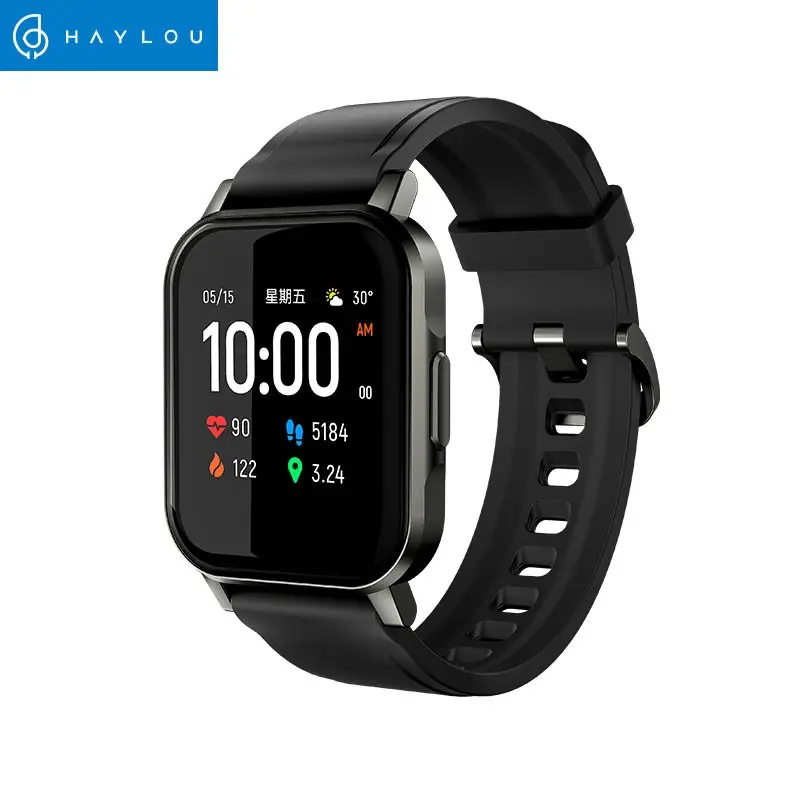 Global Version xiaomi hayloy Smart watch 2 Call Reminder IP68 Waterproof 12 Sport Modes Intelligent Smart Band Haylou LS02