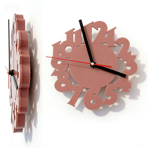 Horloge murale moderne en acrylique ajouré, créative, 3D, silencieuse, décorative pour la maison, le salon et la chambre à coucher - Product Image 4