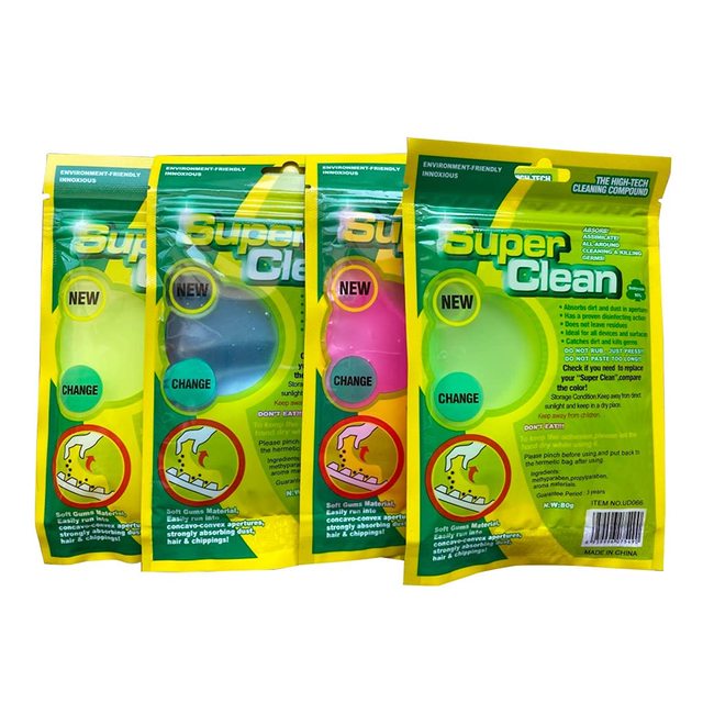 Safety Cleaning Gel Keyboard Car Detailing Office Electronics Cleaning Kits Dust Remove Gel Cleaner 3 Colors Car Cleaning Gel