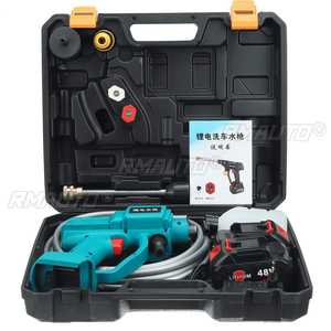 Pistola de Agua Inalámbrica de Alta Presión para Lavado de Autos de 800W y 30BAR, Lavadora de Autos Portátil con Motor de Velocidad Variable - Product Image 3