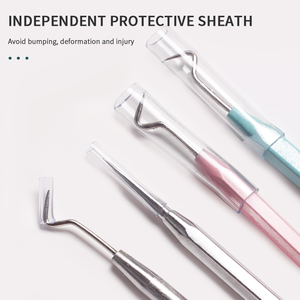Double extrémité en acier inoxydable aiguille d'acné soins <span class=keywords><strong>de</strong></span> beauté du visage <span class=keywords><strong>points</strong></span> <span class=keywords><strong>noirs</strong></span> éliminer les boutons <span class=keywords><strong>points</strong></span> <span class=keywords><strong>noirs</strong></span> tête noire <span class=keywords><strong>points</strong></span> comédons ensemble d'outils d'<span class=keywords><strong>extraction</strong></span> - Product Image 5