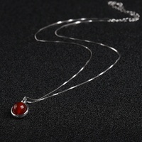 Colliers en argent 925 avec pendentif en agate multicolore et cristal de quartz, bijoux pour femmes, cadeaux d'anniversaire