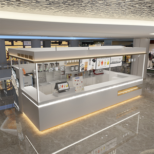 Tùy chỉnh hiện đại <span class=keywords><strong>mini</strong></span> <span class=keywords><strong>kiosk</strong></span> đồ nội thất cà phê quầy bar cho quán cà phê cửa hàng nhà hàng khách sạn và phòng khách - Product Image 6