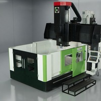 Centre d'usinage CNC à double colonne GROMAX BT50 avec contrôleur Fanuc, personnalisé OEM/ODM, robuste et multifonctionnel