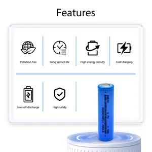 18650 kualitas tinggi 3.7v 1500mAh 2000 kali siklus hidup baterai 100% asli 18650 baterai Li-ion untuk peralatan rumah tangga