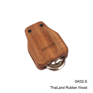 GECKO Castagnettes <span class=keywords><strong>Pied</strong></span> <span class=keywords><strong>Tambourin</strong></span> Set Natural Thailand Rubber Wood Percussion Instruments de musique Tambour <span class=keywords><strong>Tambourin</strong></span> <span class=keywords><strong>Pied</strong></span> - Product Image 4