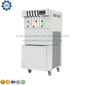 7-Flavor Soft Ice Cream Machinery American Small Ice Cream Machine Mini Ice Cream Machine